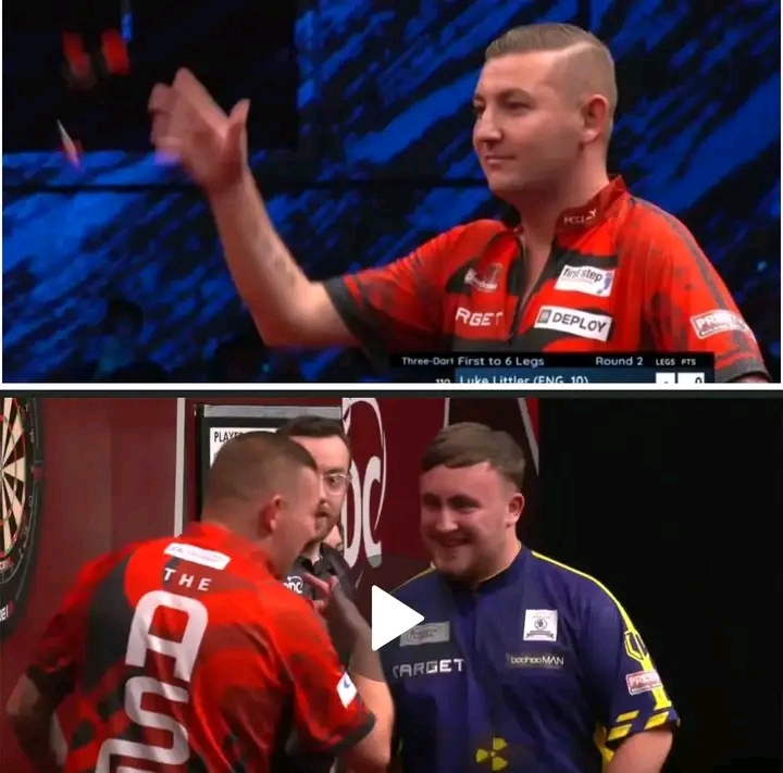 BREAKING NEWS: Luke Littler sets new tournament record as shocked Nathan Aspinall throws darts on the floor after blistering win to confirm following