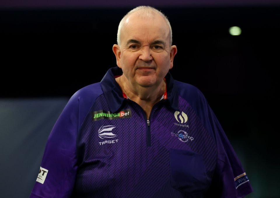 Darts legend Phil Taylor is..