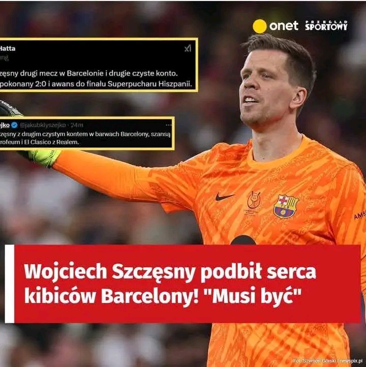 Wojciech Szczęsny podbił serca kibiców Barcelony! “Musi być”Wojciech Szczęsny podbił serca kibiców Barcelony! “